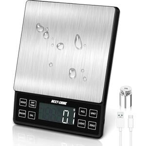 Food Kitchen Scale 11lb, Rechargeable Digital Scale with Nine Units